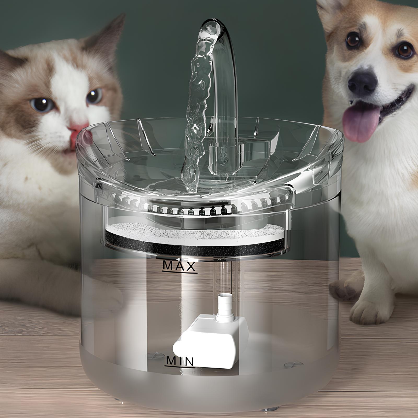 Fluffee 2L Pet Water Fountain Smart Sensor Version