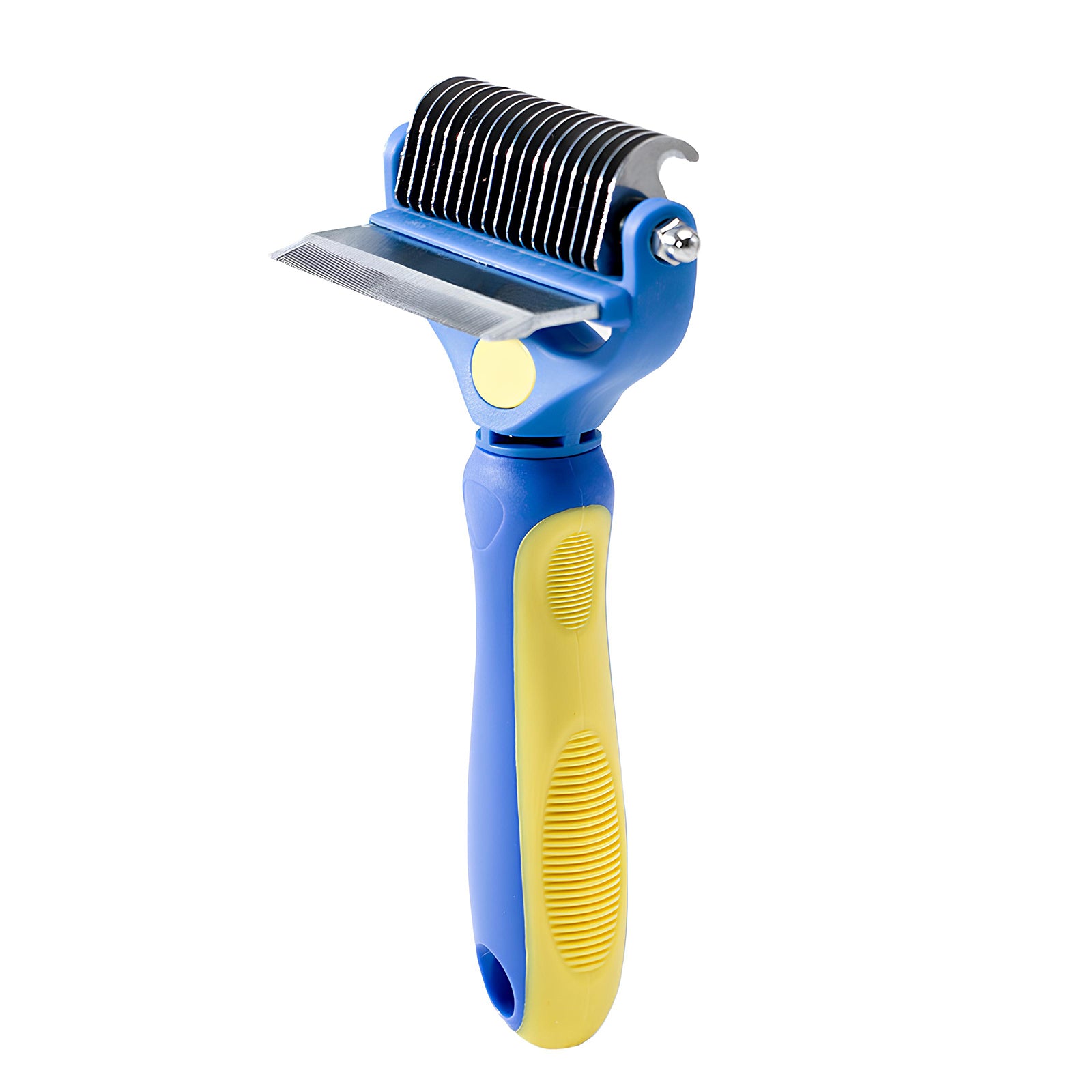 Fluffee 2 in 1 Pet Dematting Comb & Undercoat Rake