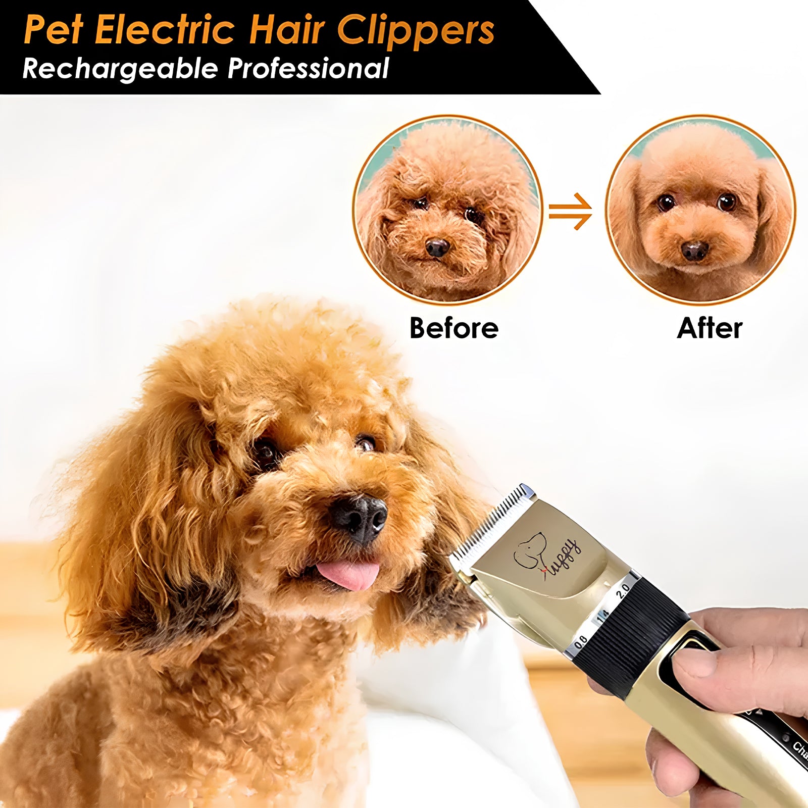 Fluffee Pet Clipper Kit (8pcs)