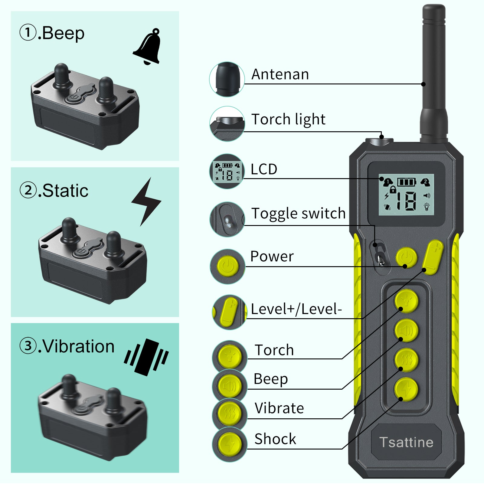 Fluffee T10 Dog Training Collar