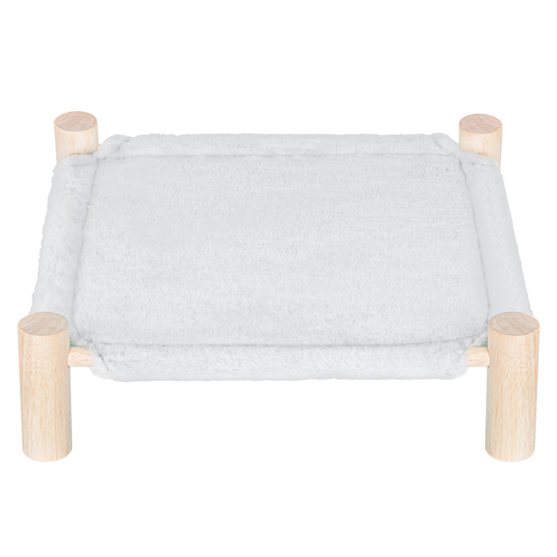 Fluffee Wooden Raised Pet Bed